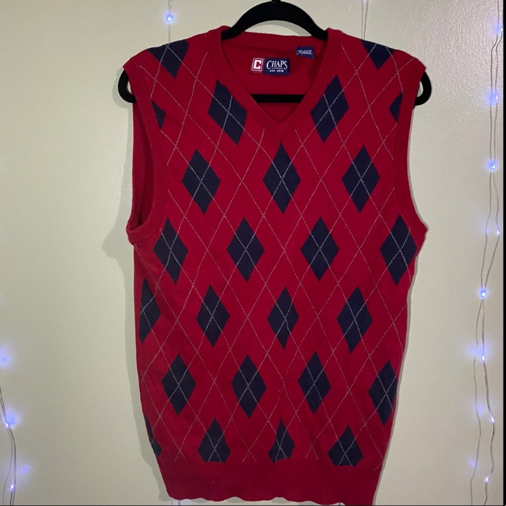 Chaps sweater vest